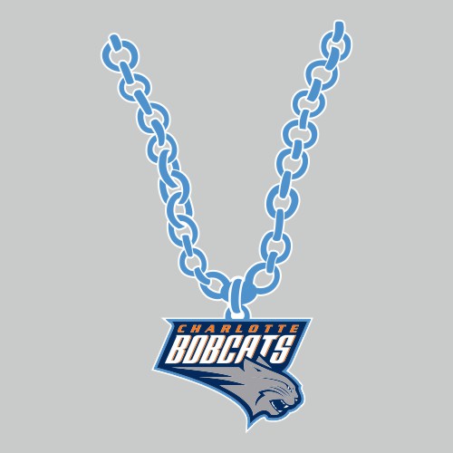 Charlotte Bobcats Necklace logo vinyl decal